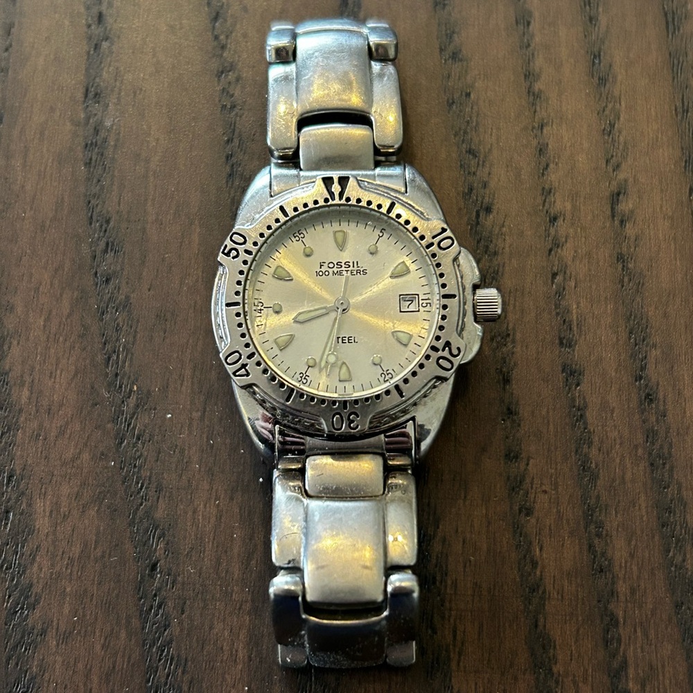 Fossil Steel Women's Link Watch